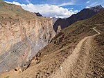 path along the canyon