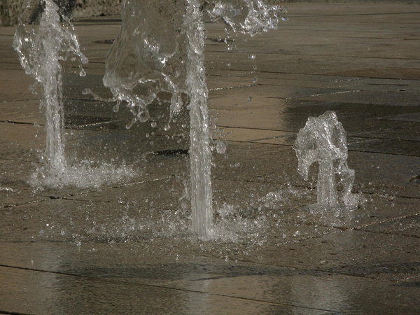 fountain in Salzburg, Austria