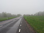 road into fog