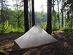 camping at Tündre lake