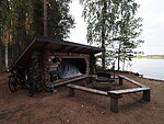 camping in laavu, Joutsniemi