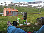 Hrafnfjörður, waiting for dinner