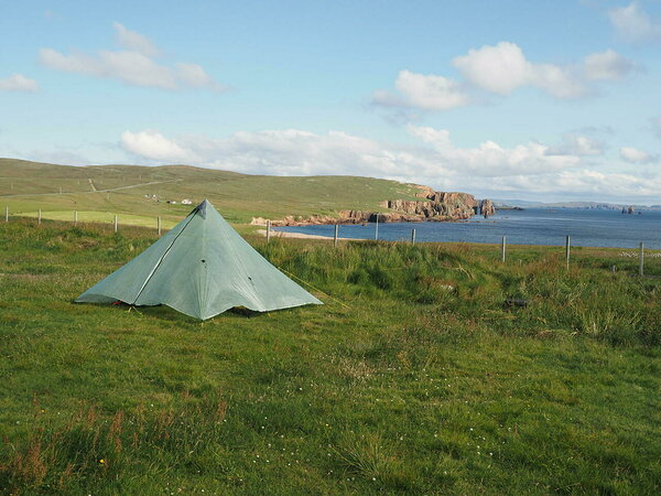 camp site in Braewick