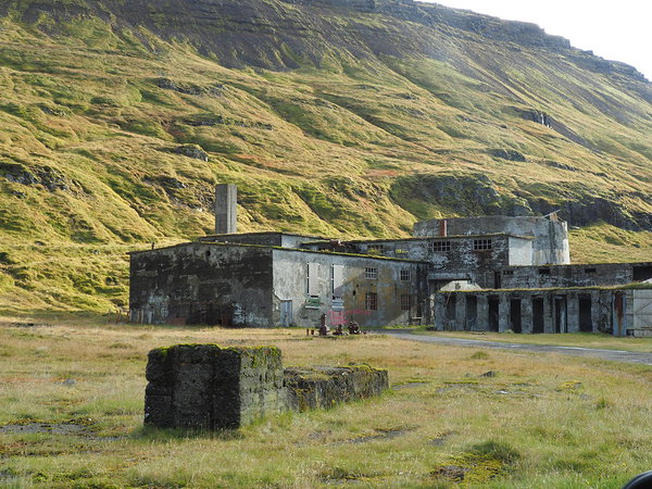 old fish factory in Eyri