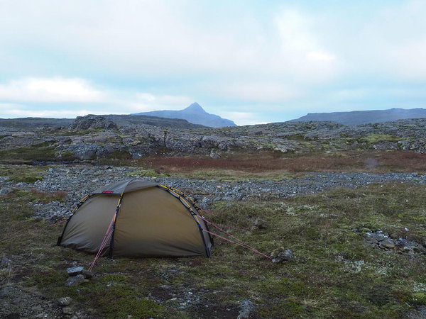 camping in the end of the road