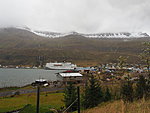 Seyðisfjörður, the ferry is waiting