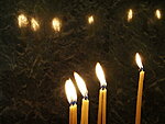 candles in Agia Sofia