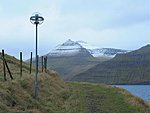 path to Elduvík harbor