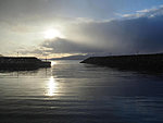 morning in Gamlarætt harbor