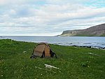 campsite in Furufjörður 