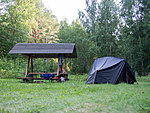 life in Värska campsite