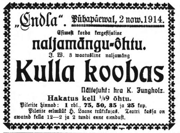 Randlane 1. nov. 1914