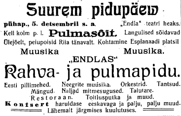 Postimehe Pärnu väljaanne 2. dets. 1926