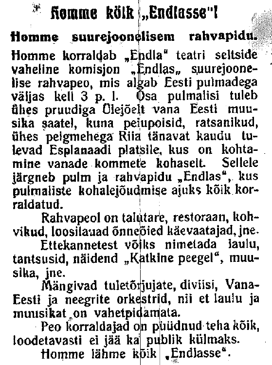 Postimehe Pärnu väljaanne 4. dets. 1926