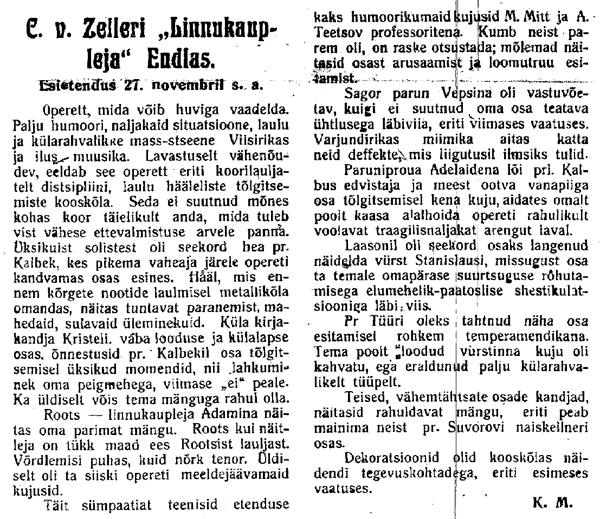 Postimehe Pärnu väljaanne 30. nov. 1926