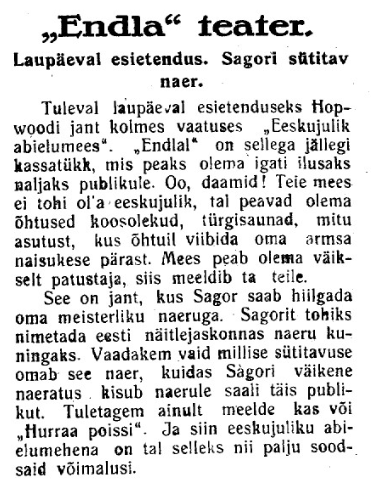 Postimehe Pärnu väljaanne 28. nov. 1929