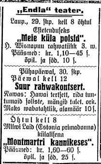 Pärnumaa Teataja 29. okt. 1932