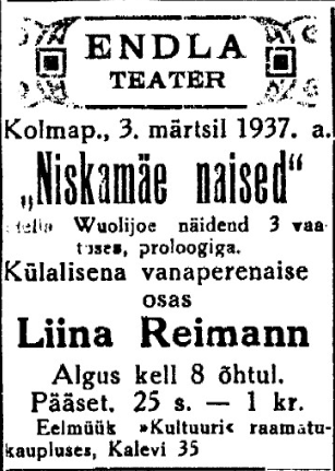 Pärnu Päevaleht 1. märts 1937