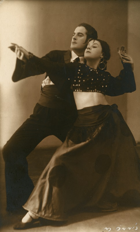 Verner Kasemets ja Lisl Lindau hispaania tantsu esitamas. „Madame Flirt“, 1929.