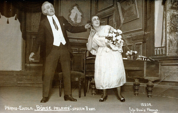 „Börsipalavik“ 1923. Richard Siig ja Mizzi Vorontsova.