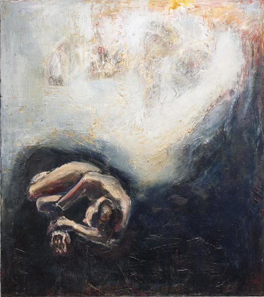 1Ms 7:18 II. Mixd media on canvas. 165 x 145 