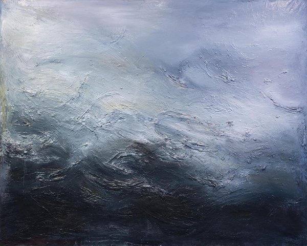 1Ms 7:18 VIII. Mixed media on canvas. 2 x 2,5 m