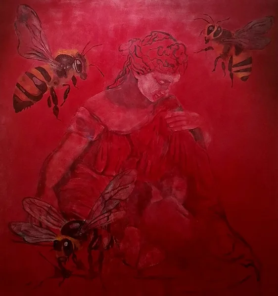 Rothenstein. 160 x 150 cm. Mixed media on canvas. 2025