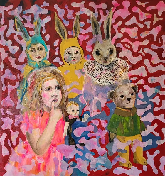 Something wicked this way comes. Mixed media on canvas. 160 x 150 cm