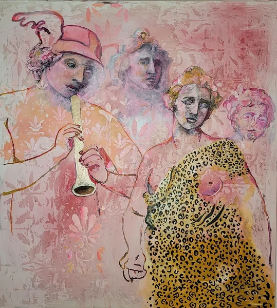 Favorite band. Mixed media in canvas. 165 x 150 cm