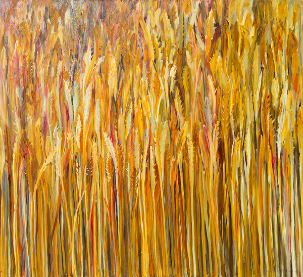 I Let Love In V. Mixed media on  canvas. 150 x 165 cm
