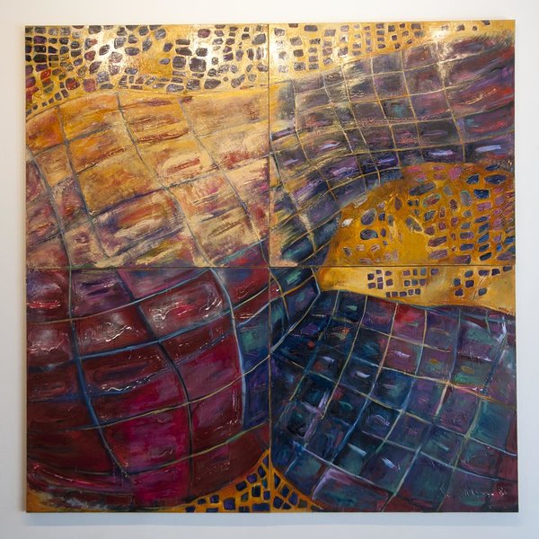 The Possible. Mixed media on canvas. 3 x 3 m