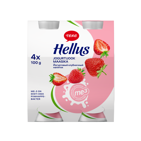 Hellus maasika jogurtijook
