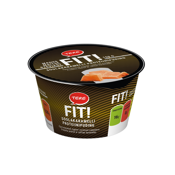 FIT! protein pudding with salted caramel