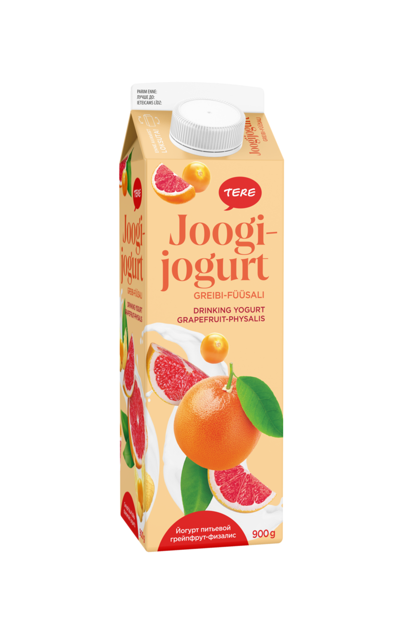 Йогурт питьевой грейпфрут- физалис 