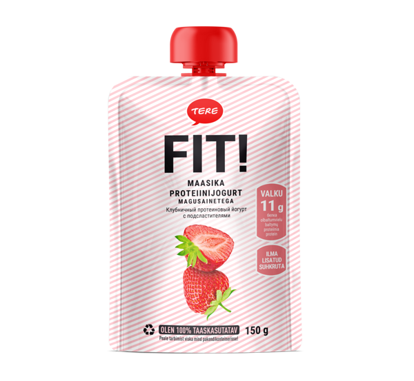 Tere FIT! maasika proteiinijogurt
