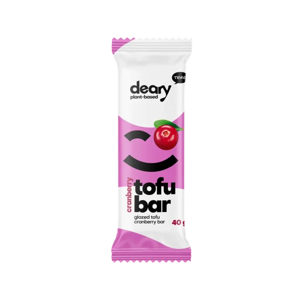 Tere Deary glasuuritud tofu jõhvikabatoonike