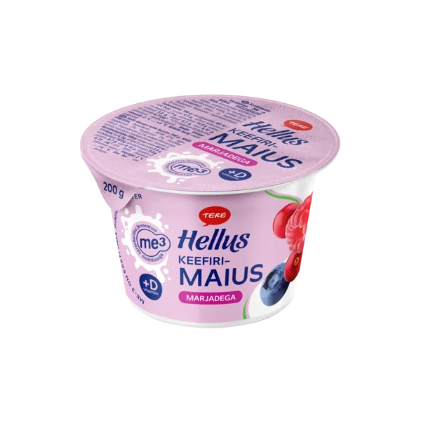 Wildberry kefir dessert 