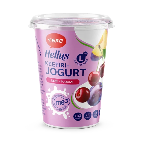 Kefir yoghurt cherry-plum