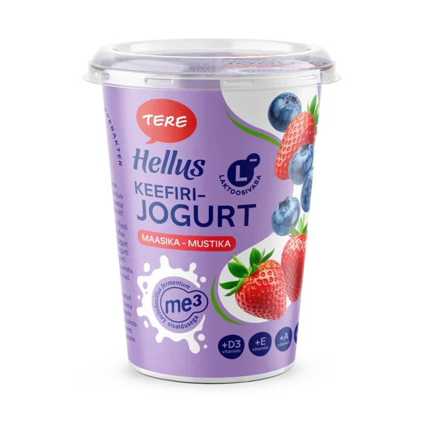 Kefir yoghurt strawberry-blueberry 