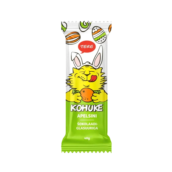 Tворожный cырок с апельсиновой начинкой в шоколаднoй глазури