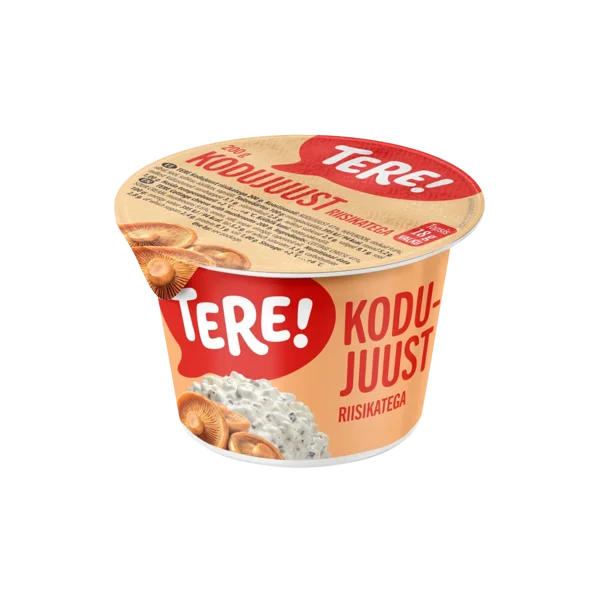 Tere cottage cheese with mushrooms