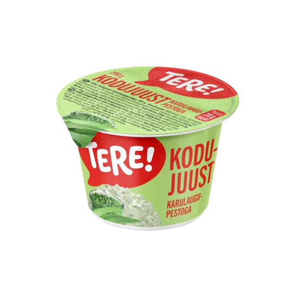Tere cottage cheese with wild garlic