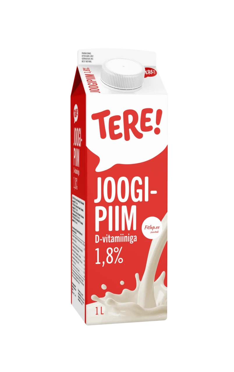 Piim 1,8%  D-vitamiiniga
