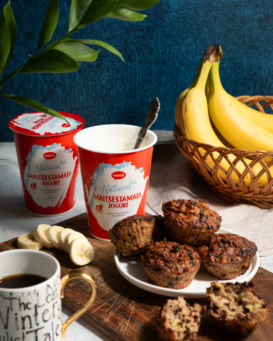 Banaanimuffinid
