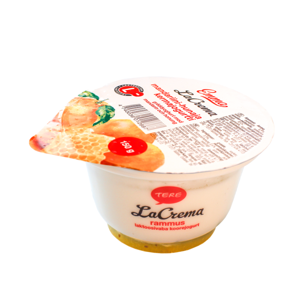 „Tere LaCrema Rammus“ cream yoghurt with mandarin and honey