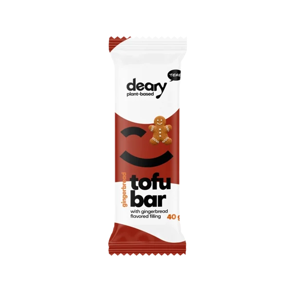 Tere Deary glasuuritud tofu piparkoogitäidisega batoonike