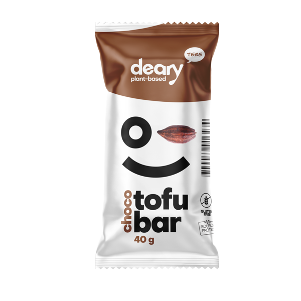 Glazed tofu chocolate bar