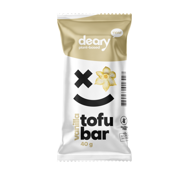 Glazēts tofu batoniņš ar vaniļas garšu