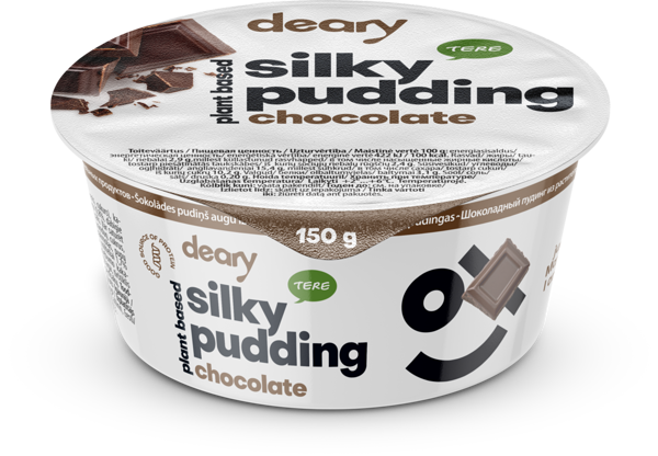 Plant-based chocolate pudding