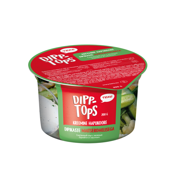 „Tere Dipp-Tops” dipmērce ar zaļumiem 